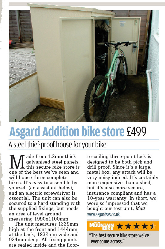 Asgard Bike Storage Review