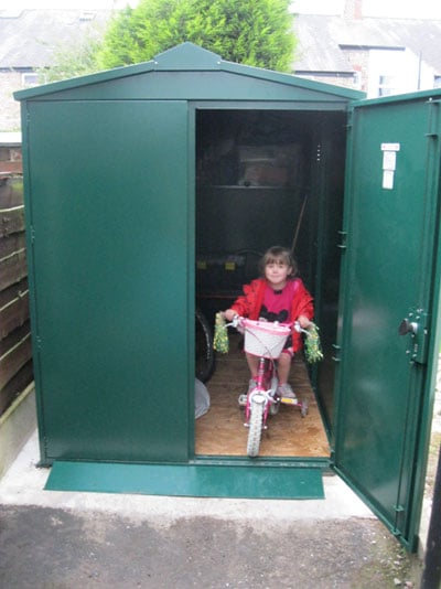 Motorcycle Storage Shed