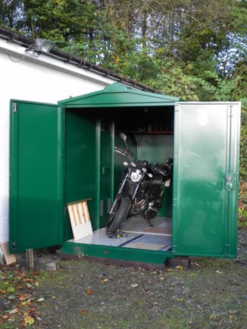 Motorcycle Storage Shed