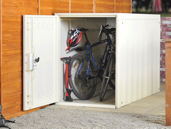 Twin bike locker