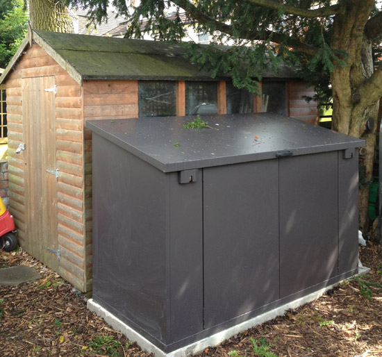 Our bike stoarge sheds are a hit in the bike community