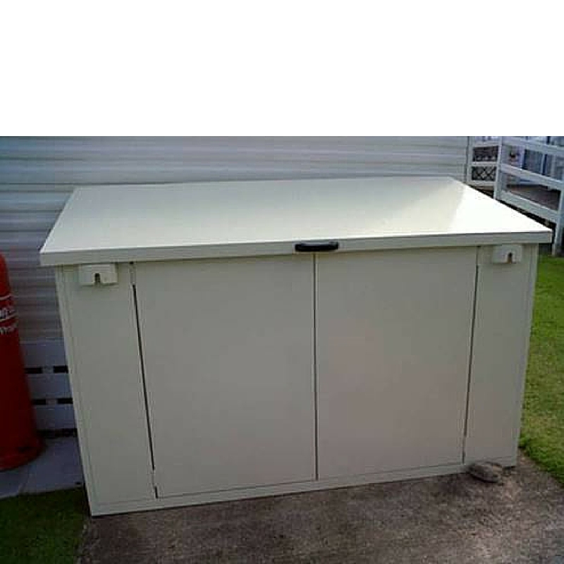 7 x 4 metal shed for caravan site storage Asgard