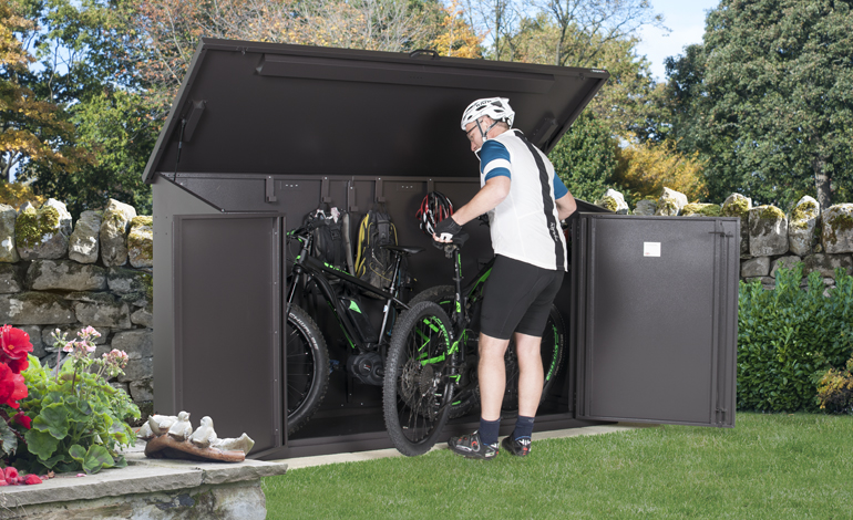 Metal Shed With Floor Garden Sheds Bike Storage E Bike Storage