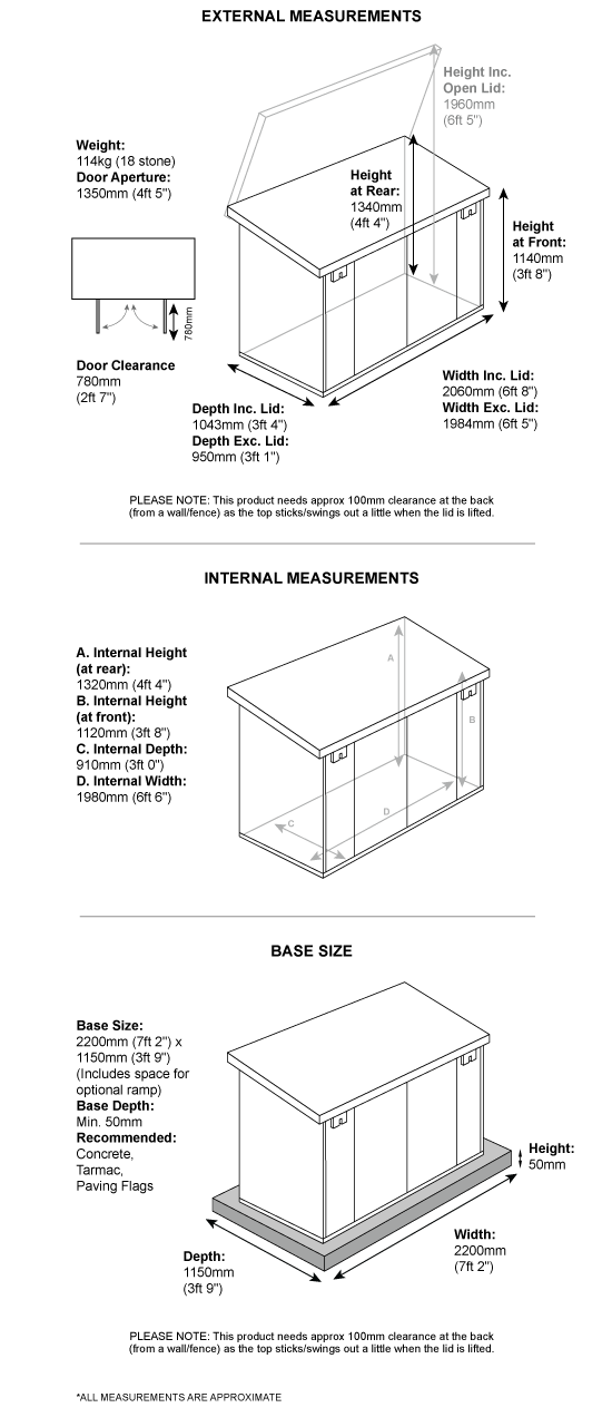 asgard bike storage x4