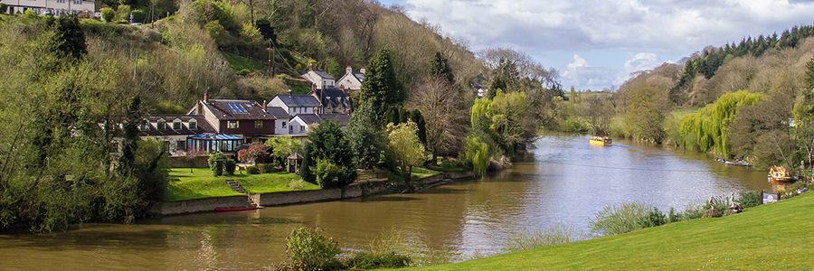 Village on the River Wye