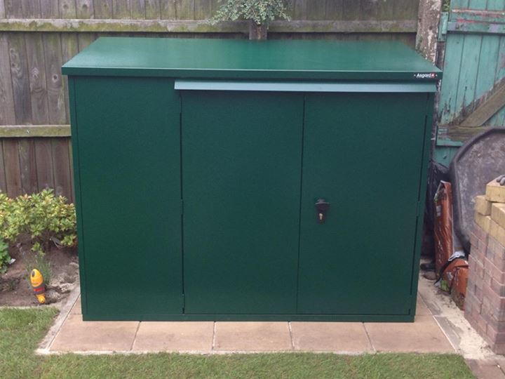 Secure, weatherproof metal garden sheds from Asgard