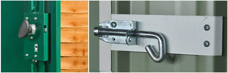 Metal sheds from Asgard - 10 year warranty Asgard metal sheds