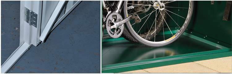 Asgard metal sheds made in the UK - 10 year warranty Sheds with metal bases