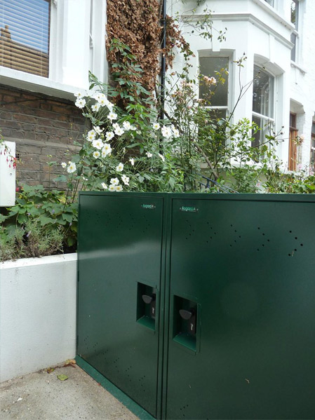 installed Bike Lockers