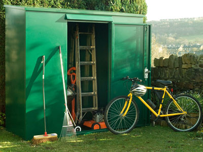 Tall garden shed