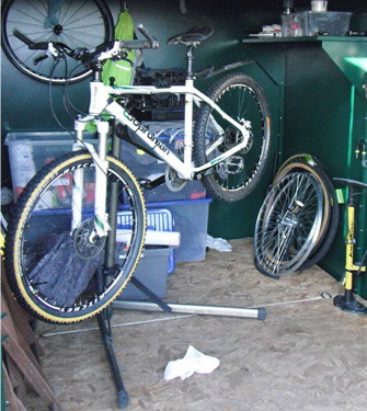maintain your bike in an asgard secure steel shed