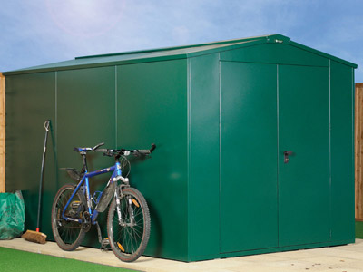 Asgard extra large metal garden shed