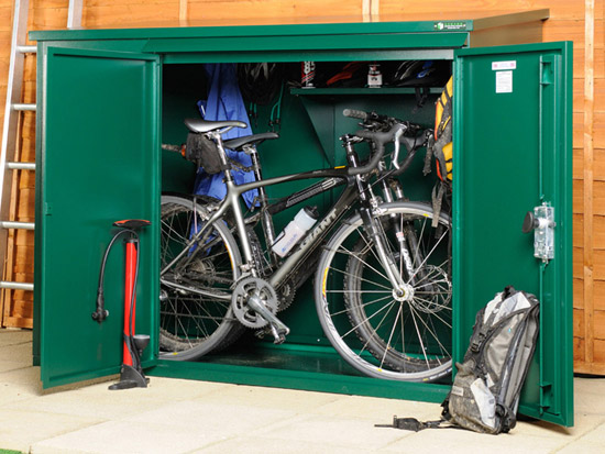 a home bike locker can prevent cycle theft