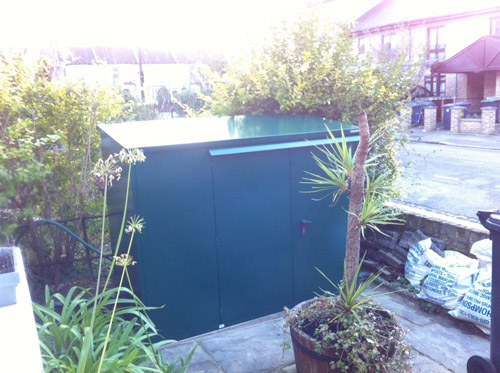 Fantastic metal garden shed from Asgard