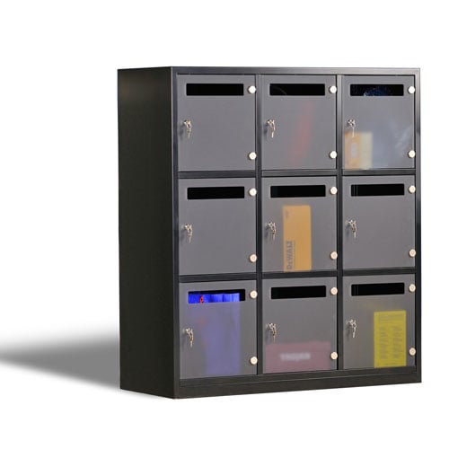 Metal Lockers InBlack From Asgard