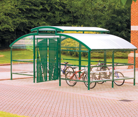 School bike shelters from Asgard