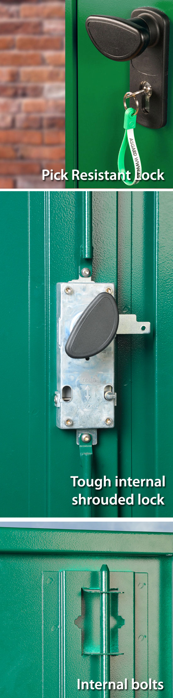 Metal Sheds With Tough Locking Systems