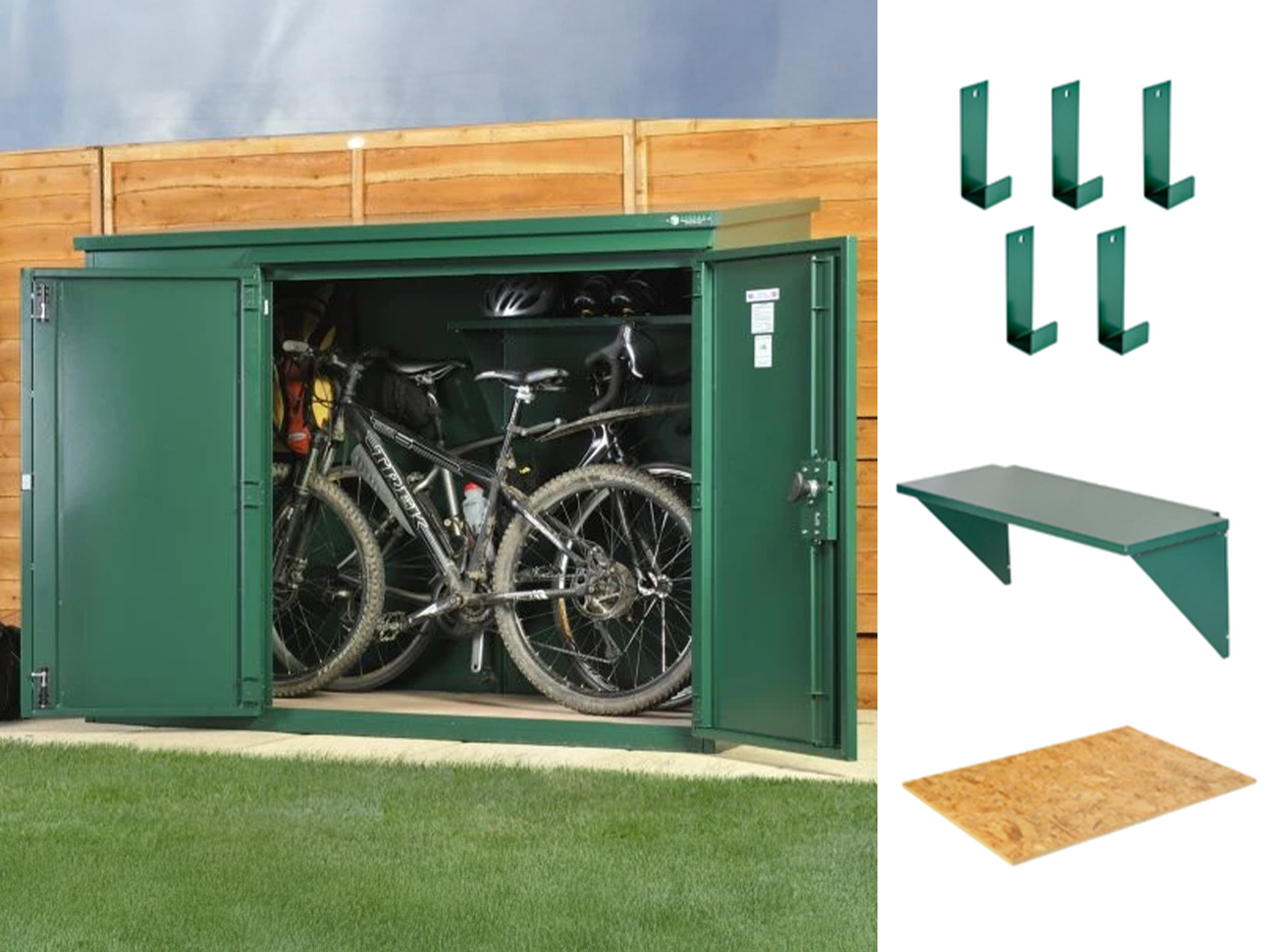 High Security Metal Bike Storage Pack
