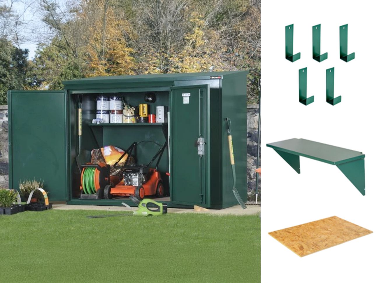 6x3 Metal Shed (The Addition) - Bundle Deal