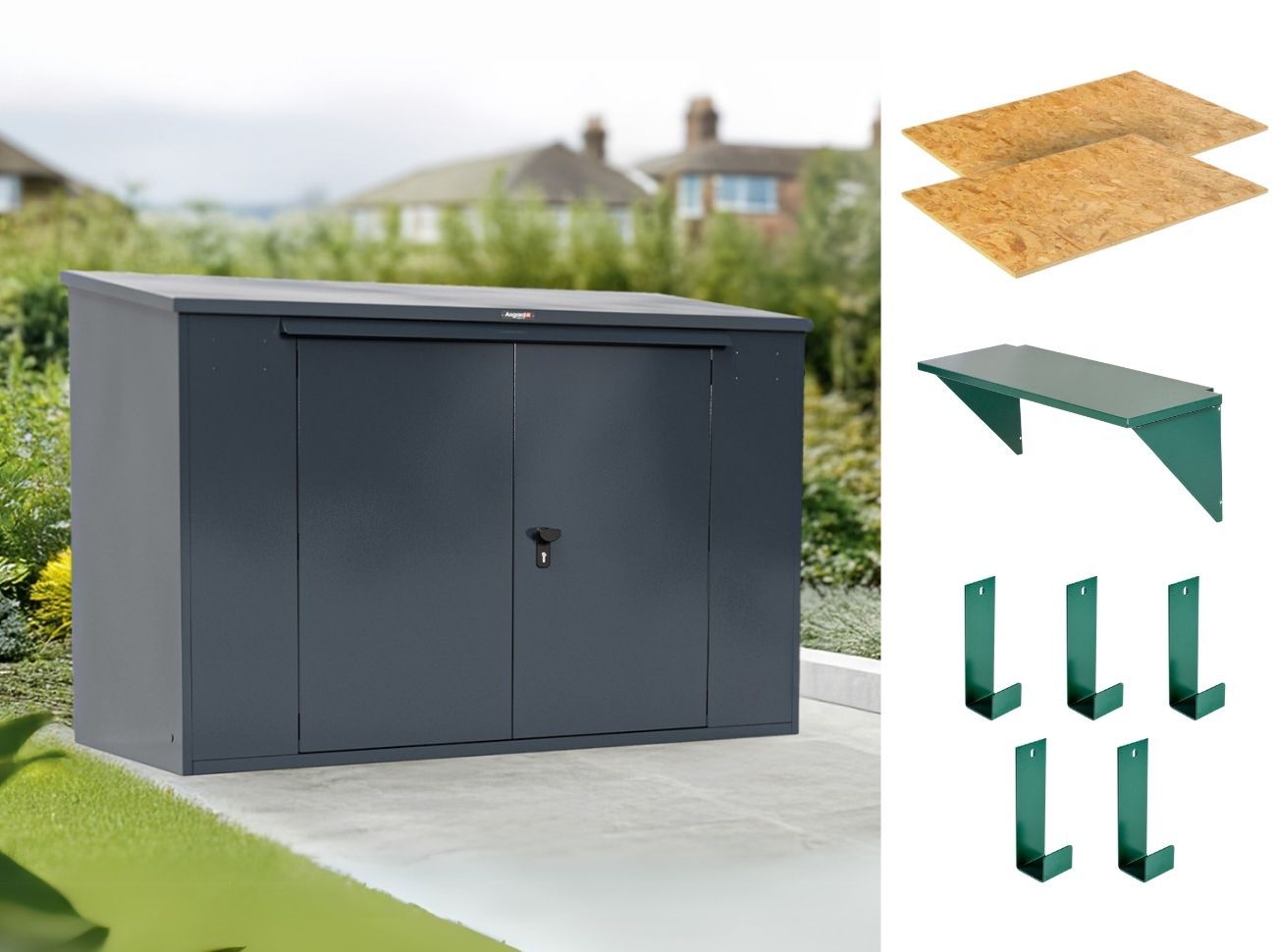 Bike Storage x 3 - Police Approved Discount Bundle