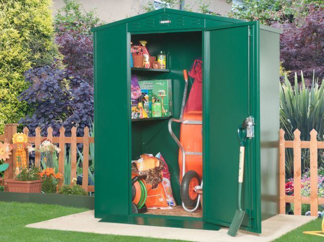 5x4 Metal Shed (Flexistore 1511) - 3 Point Locking