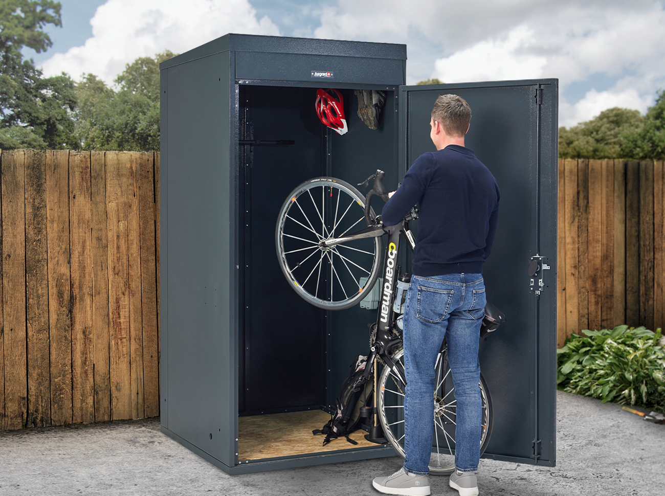 Vertical Bike Locker - Bike Storage x 1