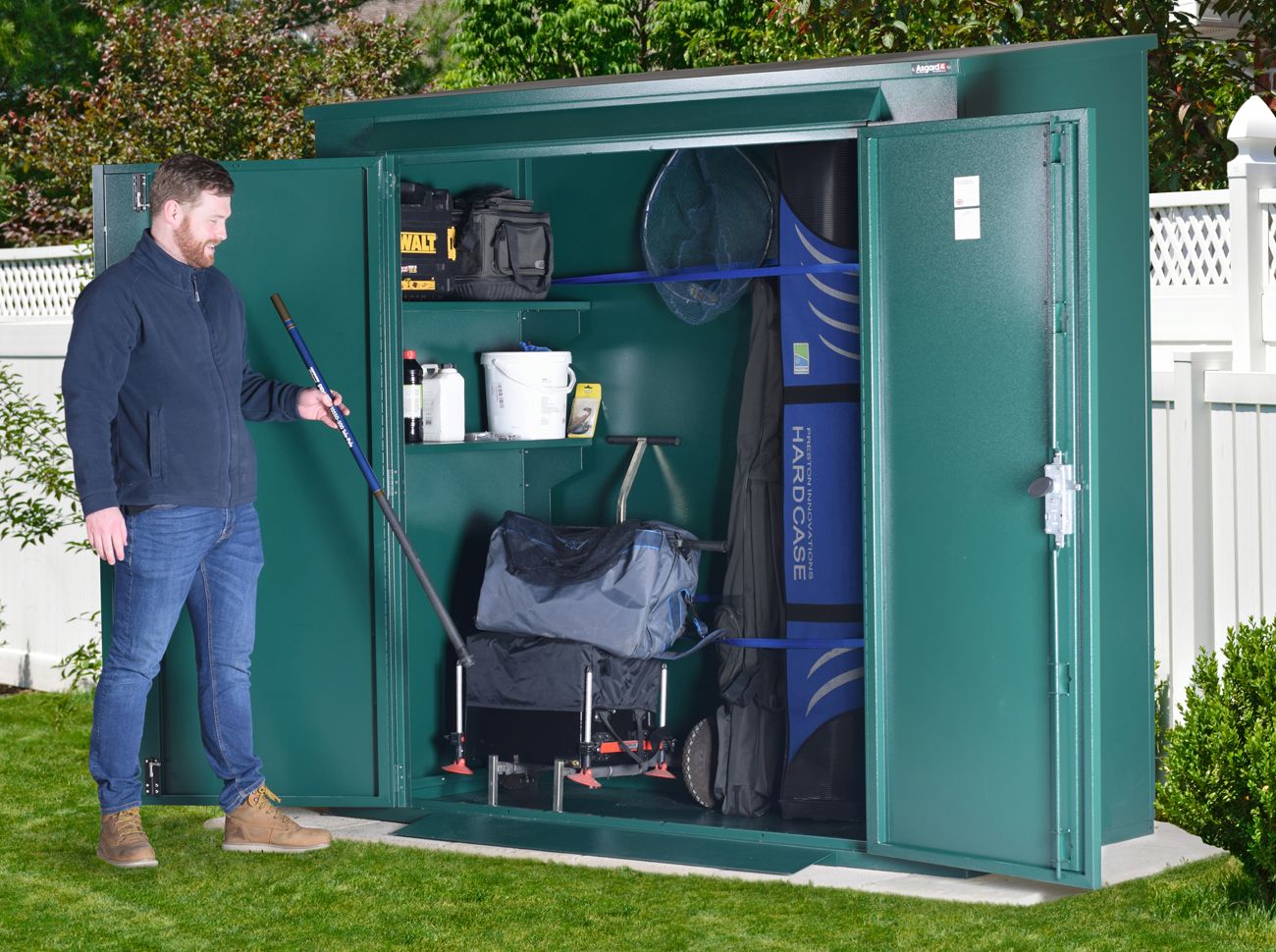 7x3 Fishing Equipment Storage - 5-Point Locking
