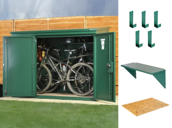 3 x Bike Storage Shed (The Annexe) - Police Preferred Specification - Bundle Deal