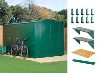 Gladiator XL Shed - weatherproof and secure