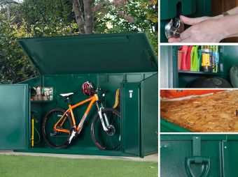 Access Plus Metal Bike Storage with 3 point locking