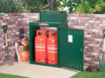 Lockable Gas bottle storage | Propane gas bottle storage from Asgard