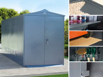 Centurion 5x18 XL Metal Shed