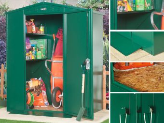 Metal garden shed - apex roof