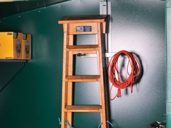 Hang ladders off the floor