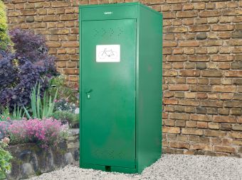 Vertical metal bike locker metal cycle lockers vertical bike