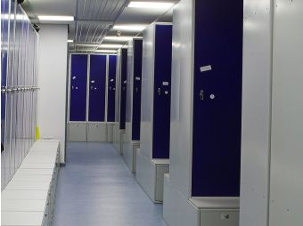 Wet room lockers