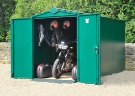 Insurance approved Asgard Motorcycle storage.