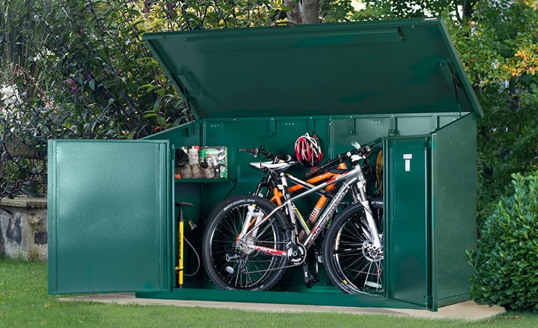 metal shed with floor | metal garden sheds | metal bike