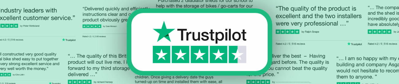 Over 1,000 Trustpilot Reviews – Thank You!