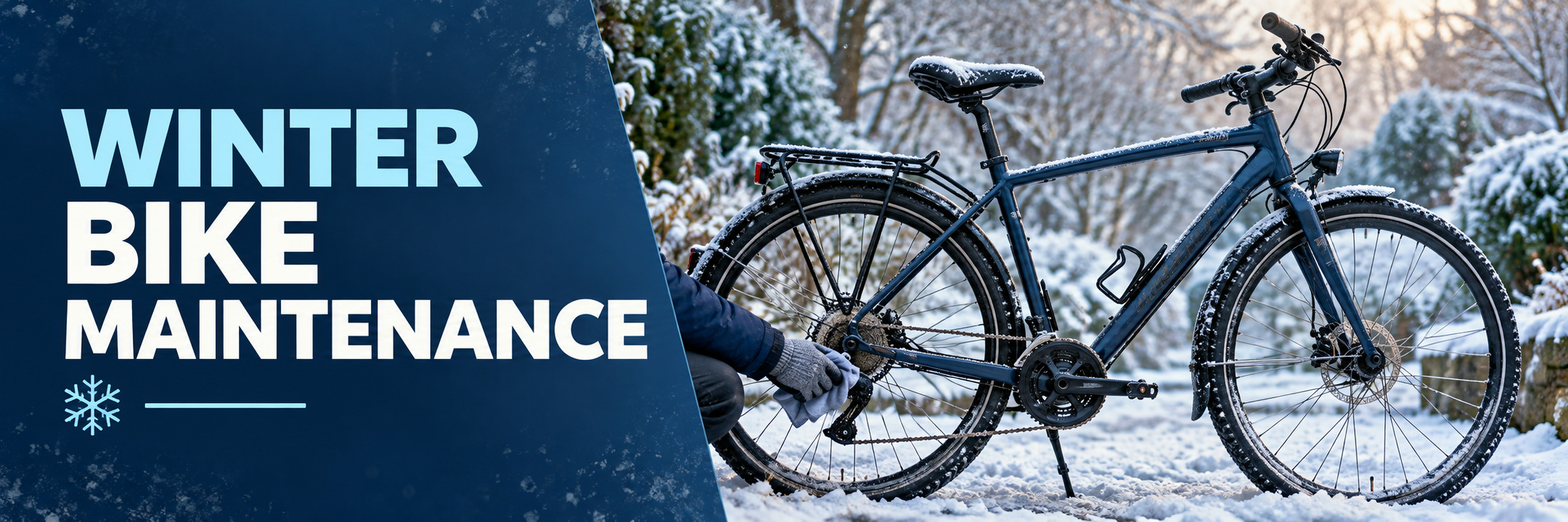 How do I store my bike outside in the winter.