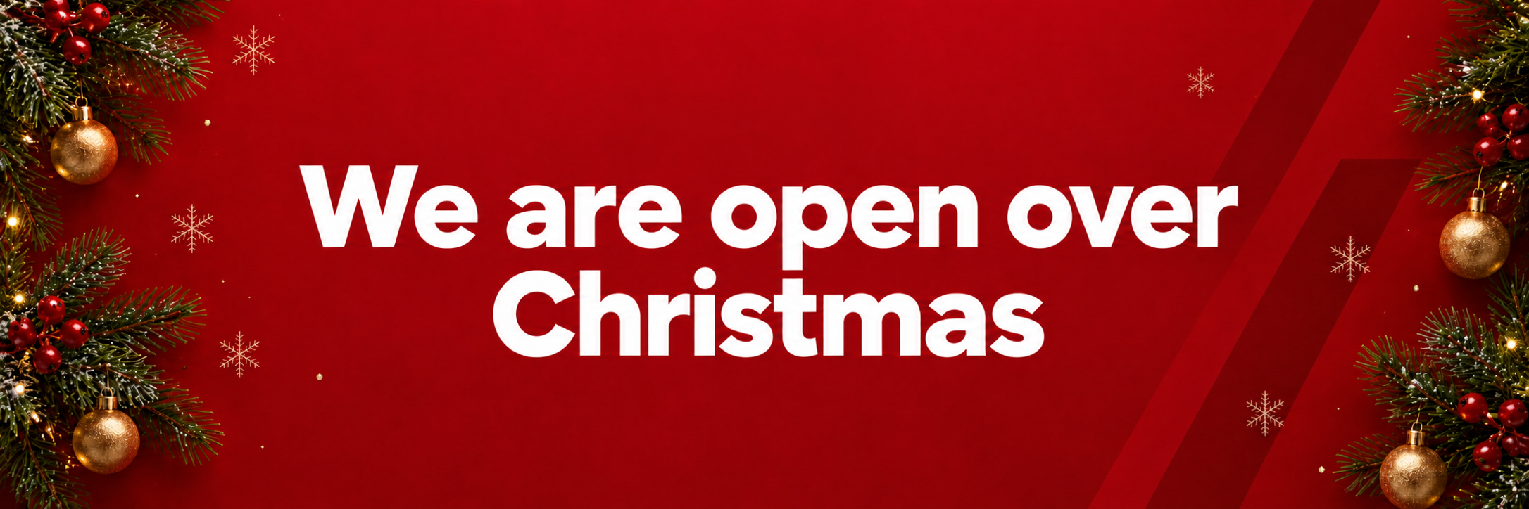 Christmas Customer Services Opening Times