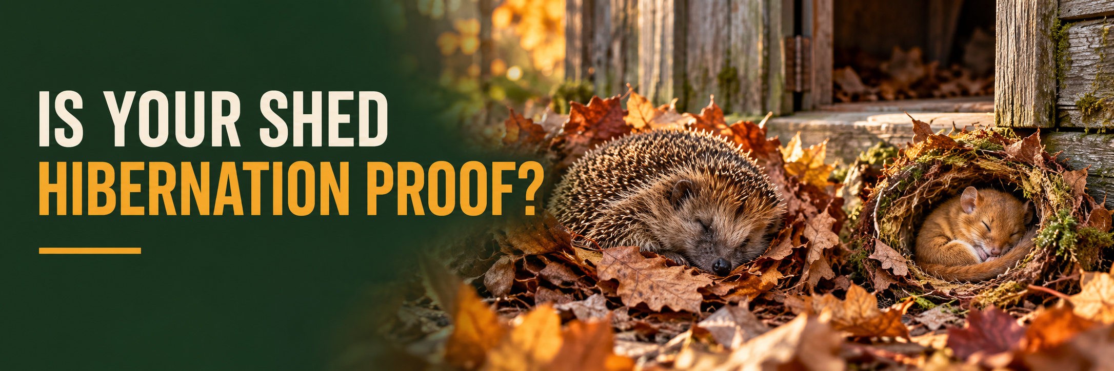 Is Your Shed Hibernation Proof?