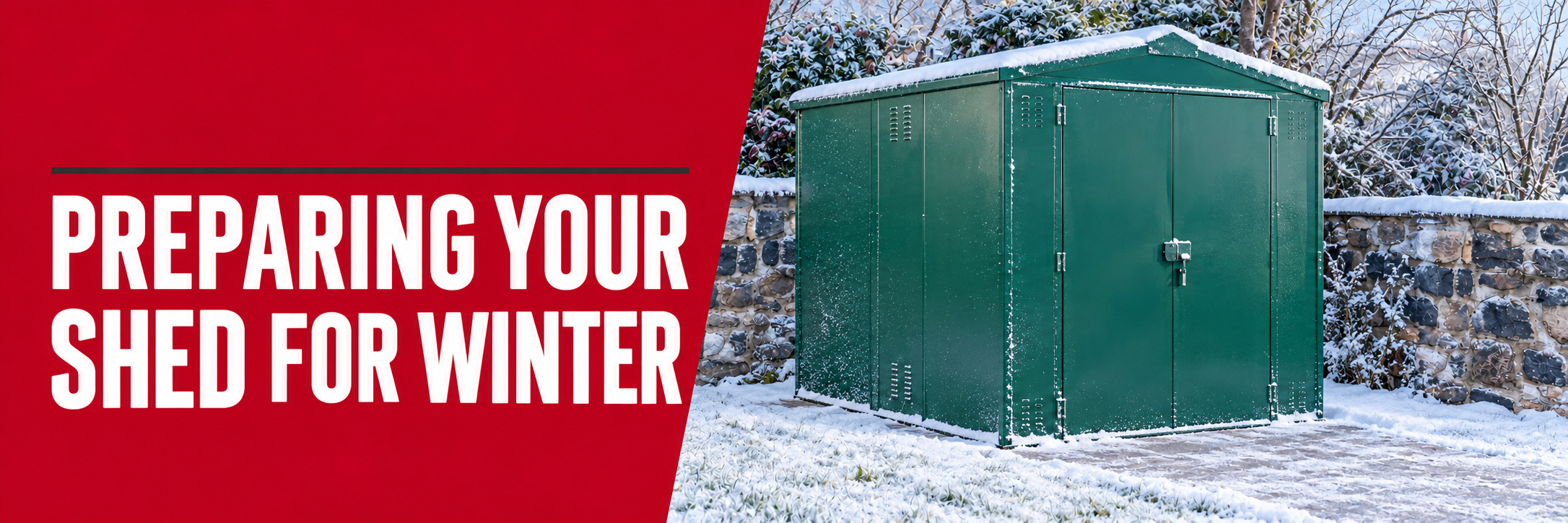 Prepare your garden shed for winter