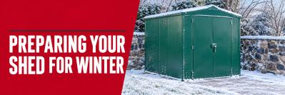 Prepare your garden shed for winter