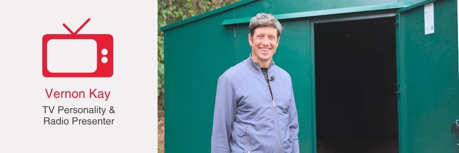 Vernon Kay’s Garrison Plus 3 Shed Installation