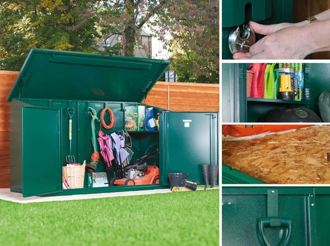 Metal garden shed full Access Plus garden storage pack from Asgard
