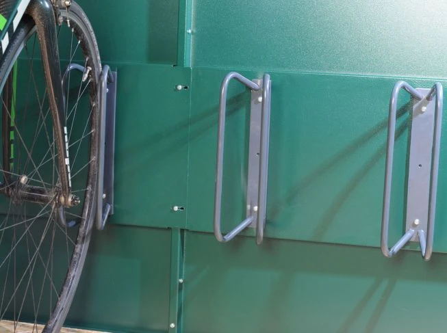 Extra Wide Metal Bike Shed Storage by Asgard