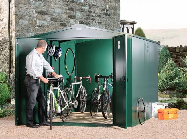 Storing bikes in shed discount