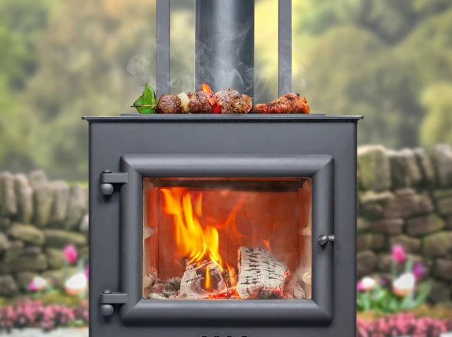 Amadana BGO bonfire go outsideガス炉 黒 Amadana BGO bonfire go