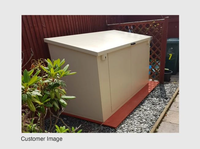 Asgard metal bike shed cheap